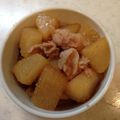 horseland's cooksnap of when they made 豚バラと大根の煮物.
