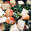のびパパごん's cooksnap of when they made むきエビとほうれん草の中華風卵とじ.
