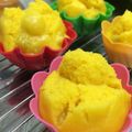ノマ子's cooksnap of when they made 離乳食☆手づかみふわふわ蒸しパン.