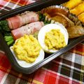びんび❤'s cooksnap of when they made お弁当に、青のり入りゆで卵.