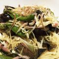 miharun327's cooksnap of when they made 庶民派☆茄子と茗荷の冷製パスタ.