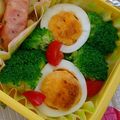 ねこノお茶会's cooksnap of when they made お弁当に！超簡単スタッフドエッグ☆.