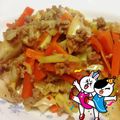 makaroni26's cooksnap of when they made キャベツの豚ひき肉味噌炒め.