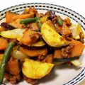 べびみーた's cooksnap of when they made かぼちゃのカレーミンチ炒め.