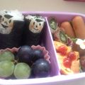 ゆうユウゆう's cooksnap of when they made 簡単かわいいお弁当 〜顔おにぎり.