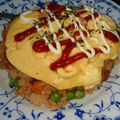 つむぎんとゆっこ's cooksnap of when they made ヘルシー簡単レンジDEオムライス♪.