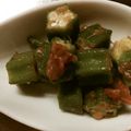 りとるぱおーん's cooksnap of when they made オクラの梅和え.