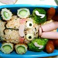 やまfam0610's cooksnap of when they made （キャラ弁）ウサビッチ★プーチン.
