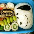 やまfam0610's cooksnap of when they made 簡単　キャラ弁　スヌーピー.