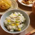 もぐり's cooksnap of when they made ＊トウモロコシと枝豆の炊き込みご飯＊.