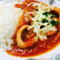 うさぎライフ's cooksnap of when they made イカのトマト煮.
