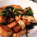 CaramelMacchiato's cooksnap of when they made にんにくの芽と厚揚げの中華炒め.