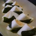 チョビ～☆'s cooksnap of when they made おにぎり✿焼きおにぎり❀ハンペン✿.