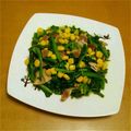 max4995's cooksnap of when they made ほうれん草＆ベーコン炒め。.