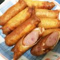 homaちゃん's cooksnap of when they made 春巻の皮でウインナーチーズつまみおやつ.