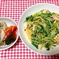 お料理P's cooksnap of when they made 鮭フレークのレモン醤油風味スパゲティー.