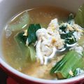 tomomi:k's cooksnap of when they made 青梗菜とモヤシの玉子コンソメスープ.