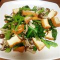 レフィア's cooksnap of when they made 小松菜と厚揚げの炒め.
