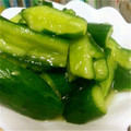 MofeMofee's cooksnap of when they made バリｯ旨ｯ!きゅうりの昆布茶漬け.