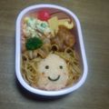 泰槻のママ's cooksnap of when they made 簡単♪焼きそばヘアーの女の子のお弁当☆.