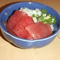 きらり流れ星's cooksnap of when they made ねばねばマグロの漬け丼♫.