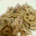 Na—♡'s cooksnap of when they made 蓮根と豚肉の甘辛炒め.