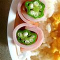 ✿maho✿'s cooksnap of when they made お弁当に超簡単♪オクラ☆ハム.