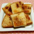 まあまま☆0403's cooksnap of when they made 食パンラスク♪(シナモンシュガー).