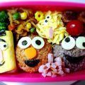 ☆いちごのしらゆき☆'s cooksnap of when they made キャラ弁☆セサミストリート弁当.