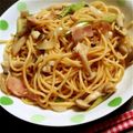 にんぶん's cooksnap of when they made きのことアスパラの和風パスタ.