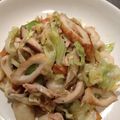 kota♪'s cooksnap of when they made キャベツとツナとちくわのパパッと炒め.