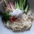 バウンド's cooksnap of when they made 夏バテ防止！冷やし梅しらすうどん＾＾b.