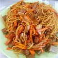 なかはまゆ's cooksnap of when they made ぼっかけ入り・焼きそば(すじそば).