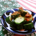 赤い電話's cooksnap of when they made 【簡単】おつまみ！減塩きゅうりの梅和え.