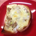 よでちん's cooksnap of when they made チーズ乗せツナマヨネギトースト♪ランチに.