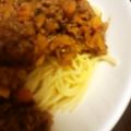 サトモユリア's cooksnap of when they made 牛ひき肉のボロネーゼ.