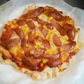 memgeg's cooksnap of when they made 材料も簡単！時短ピザ.