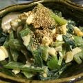 アホエ's cooksnap of when they made 小松菜のからしタルタル和え.