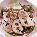 ＊まいいこ＊'s cooksnap of when they made 切りこんぶとレンコンの煮物.