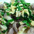 airkiss's cooksnap of when they made mamakissの★きのことニラの卵炒め★.