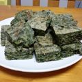 おりおママ's cooksnap of when they made モロヘイヤ★大量消費はチジミに決まり！.
