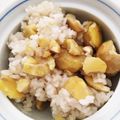 そらちゅんママ's cooksnap of when they made 圧力鍋で栗おこわ.
