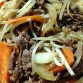 ♪♪カゲモエママ♪♪'s cooksnap of when they made ★簡単美味しいプルコギ★.