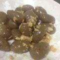 メスひでよし's cooksnap of when they made 玉蒟蒻ペペロンチーノ♪アヒージョ.