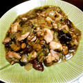 チビ太のおでん's cooksnap of when they made 鶏肉と茄子と椎茸のとろみオイスター炒め.