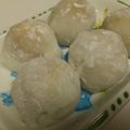 ☆ちびちん☆'s cooksnap of when they made かぼちゃチーズ大福☆.