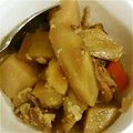 まんたろん's cooksnap of when they made 給食レシピ☆根菜のごまみそ煮.