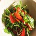 こみなこ's cooksnap of when they made 水菜のサラダ ササっとナムル風.