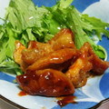 簡単おいしい's cooksnap of when they made 安いよその①( ´艸｀)鶏皮キムチ.