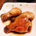 にゃん３９'s cooksnap of when they made 簡単☆手羽元のこっ照り煮.